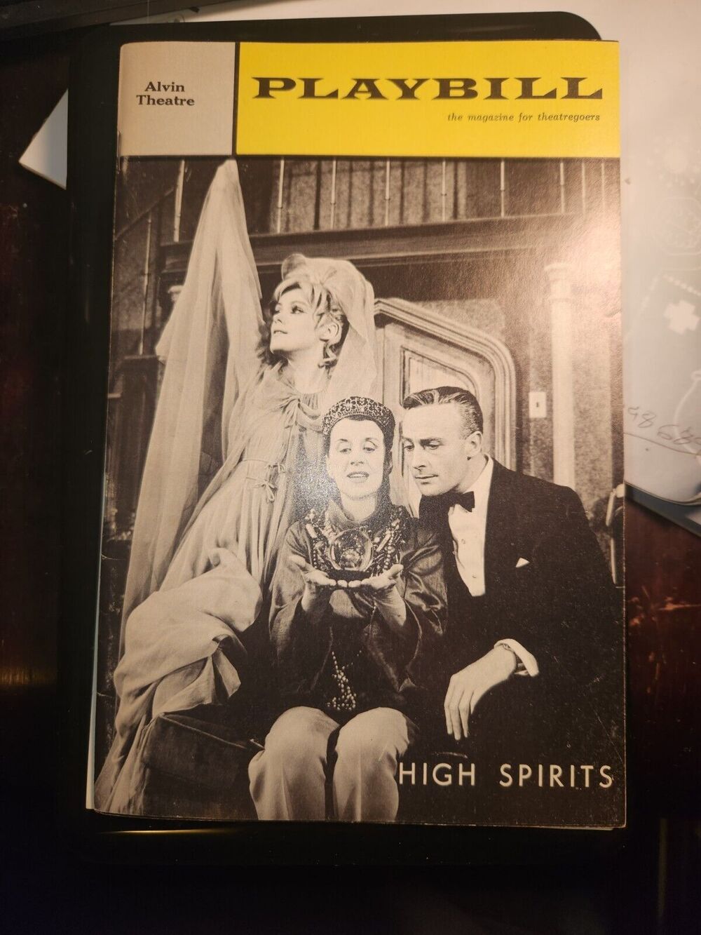 High Spirits Playbill at the Alvin Theatre, May 1964, directed by Noel Coward!